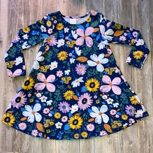 Hanna Andersson long-sleeved dress with pockets